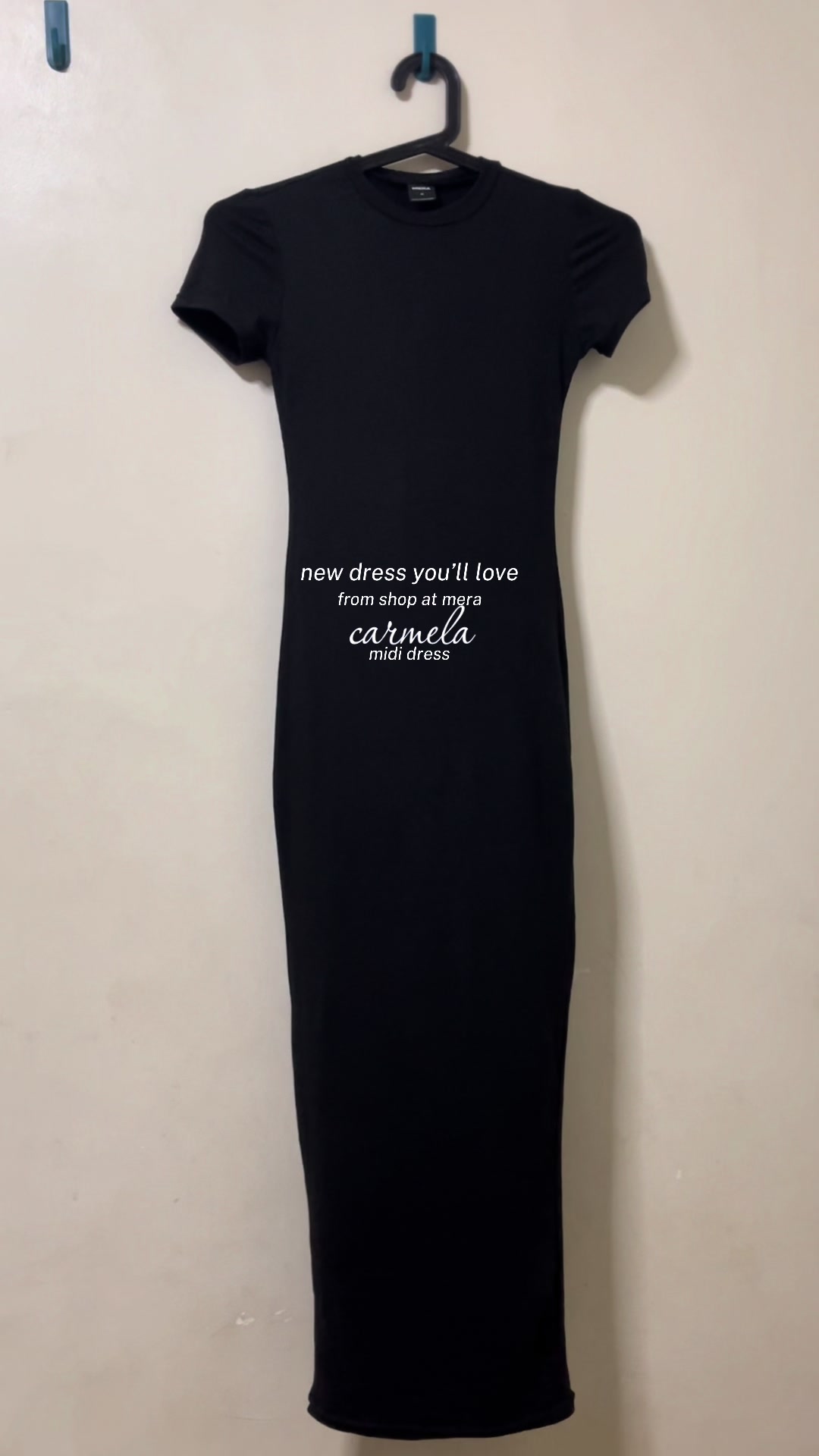 this mera CARMELA dress🖤 >> #meracarmela #meracarmelamididress #meracarmeladress #shopatmera #mididress #dress @Shop at Mera 