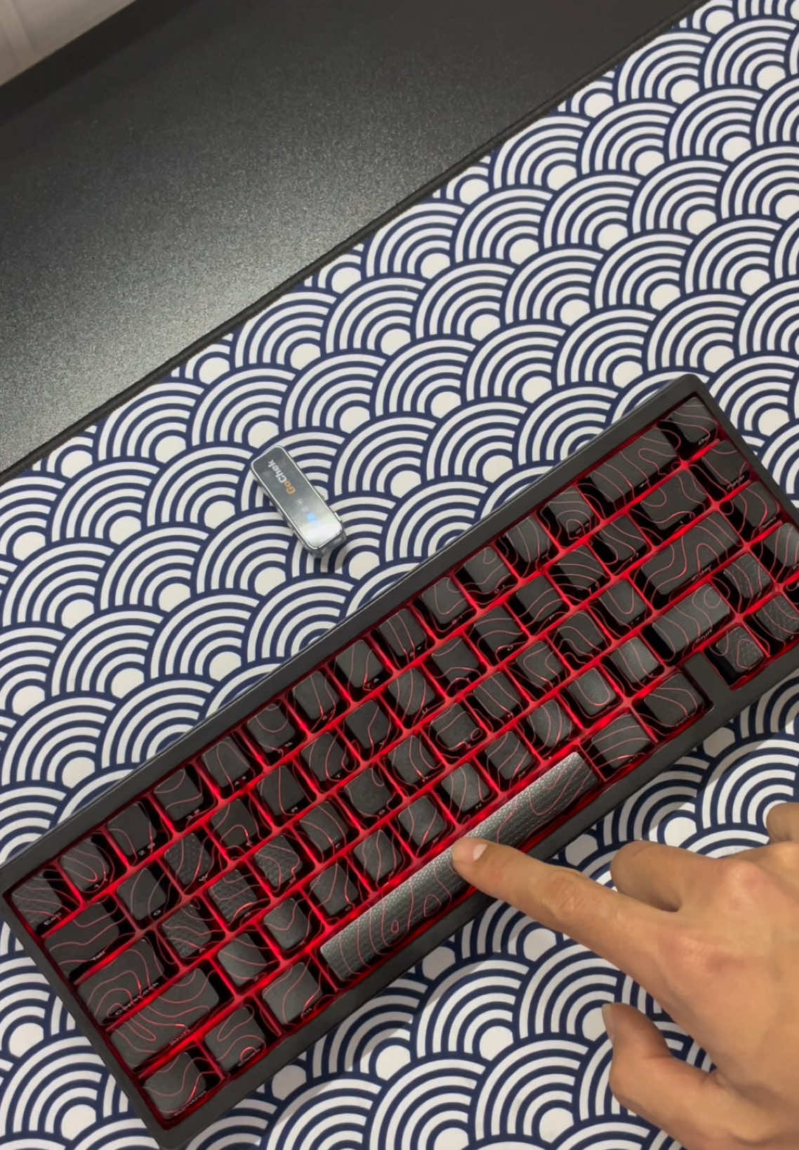 Bàn phím cơ XVX M67 jadestone với bộ keycap topographic rất xịn xò #banphim #banphimco #banphimmaytinh #keycap #xvxm67jadestone 