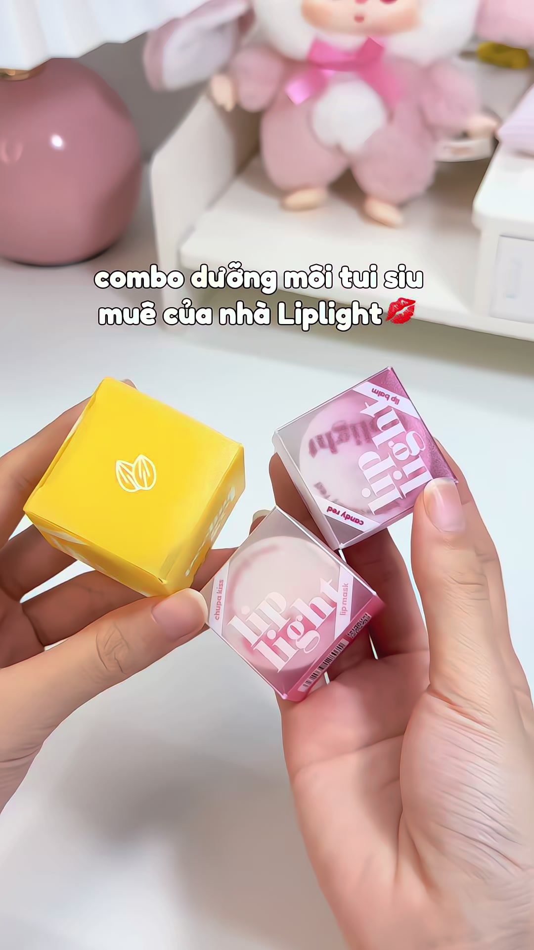 Combo dưỡng môi siu đỉnkkk 🥰🥰🥰#review #unboxing #liplight #lipcare #thammoi #duongmoicangbong #duongmoitham #xh #viral #fyp 