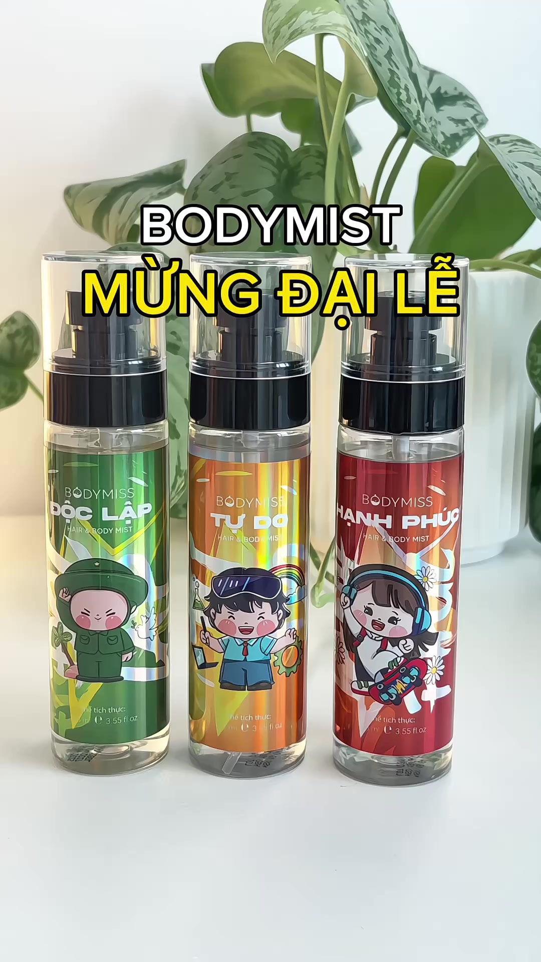 Vừa tự hào dân tộc vừa thơm tho #bodymist #eherbvietnam #thomtho #le30thang4 #giaiphongmiennam #annieriviu 