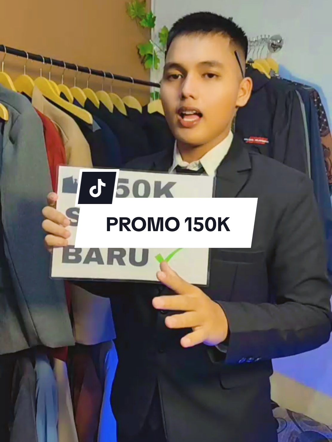 CEK KERANJANG KUNING UNTUK DETAIL HARGANYA ☝💯🔥 #tiktokaffiliate #jas #fashion #pria#fyp 