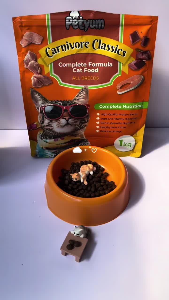 Give your cat the nutrition they deserve with Petyum Cat Food! For only 120 pesos, you get 1kg of tasty, wholesome food packed with the right nutrients to keep your feline friend healthy and satisfied. Treat your cat to Petyum today – because they deserve the best! #catsoftiktok #catfood #drycatfood #petliciouscatfood #petyum #gourmeowcatfood #affordablecatfood