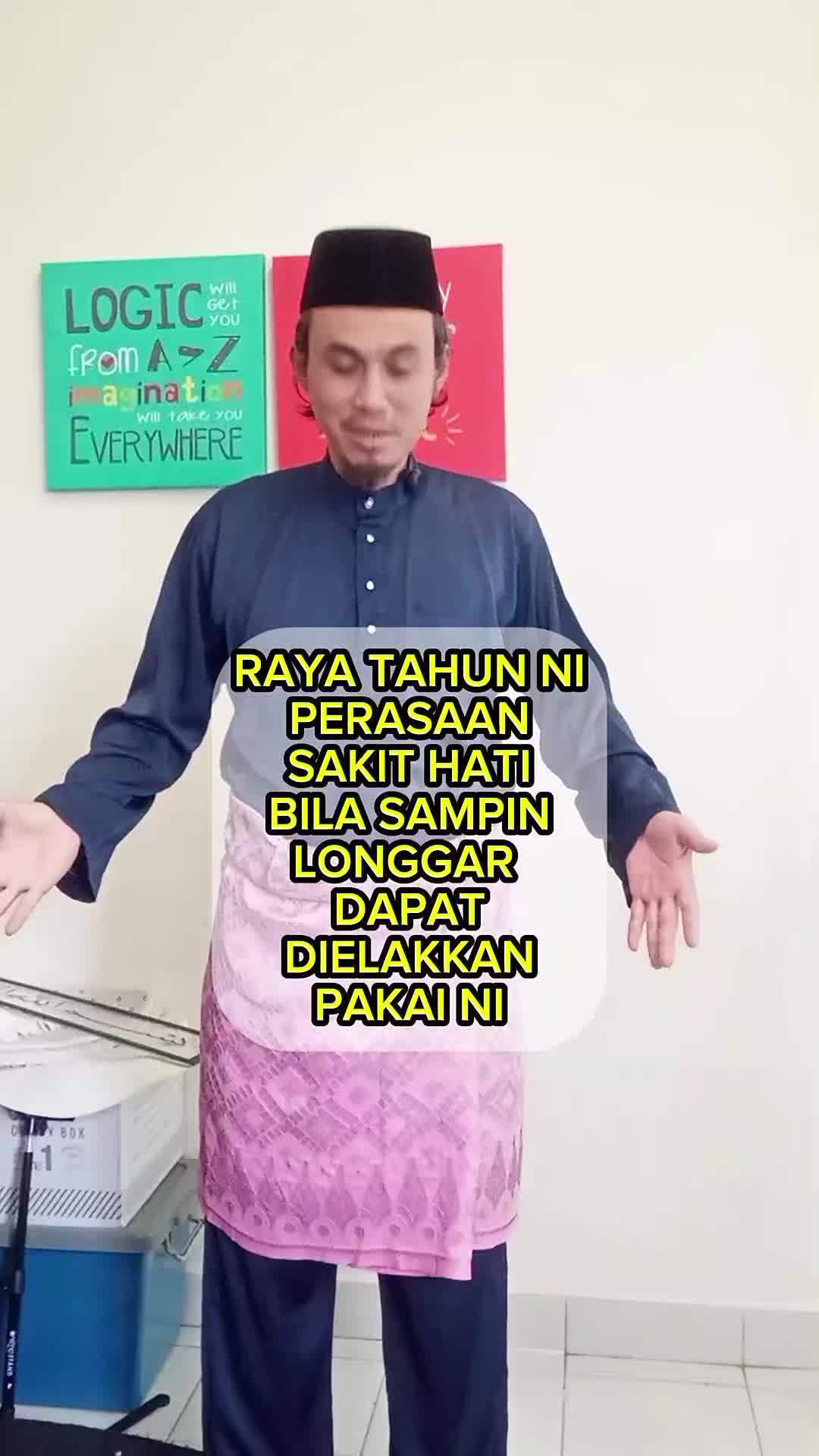 Memang lepas ni nak pakai sampin jadi mudah. Senang nak adjust, sampin pun kemas. Tak longgar punya. #sampin #bajumelayu #songket #raya2025 #hariraya #ramadhan 