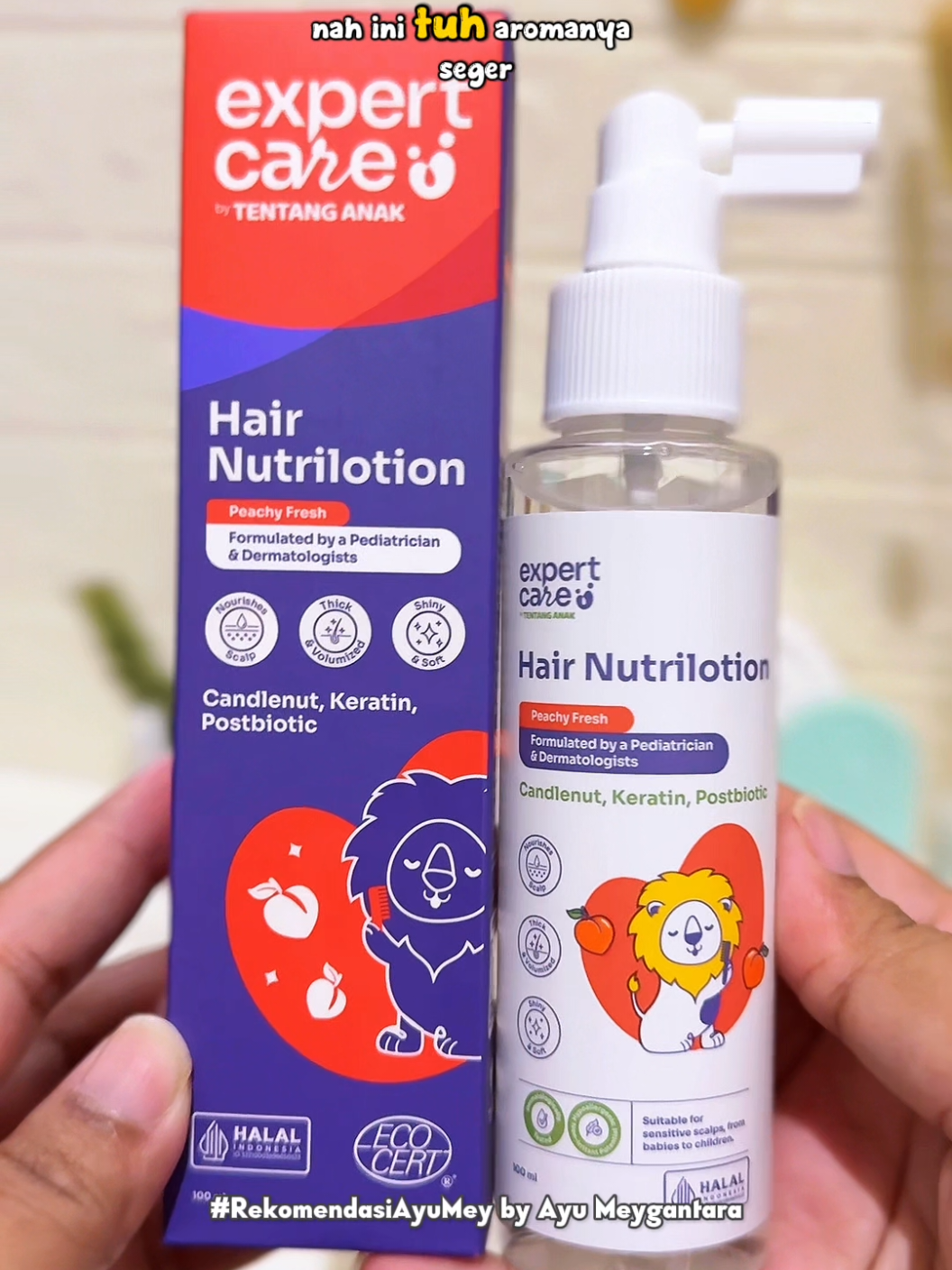 suka bgt sama wangi dari hair nutrilotion expert care dan gak main-main fungsinya untuk menyehatkan kulit kepala, melembutkan dan menebalkan rambut anak 🥰 bonusnya harum yang sangat calming 🔥✨ @expertcare_shop @dr.rinaldhuhri.chkn ✨ ** CEK KERANJANG KUNING YA ✨ ** #kids #bodycare #expertcare #tentanganak #haircare #candlenut #postbiotics #biomarine ##RekomendasiAyuMey #ToserbaAyuMey #NyobainProdukDiTiktok #TikTokShop #RacunBelanja #TikTokAffiliate #AffiliateMarketing #PejuangAffiliate #PejuangFYP #jualanditiktok #onlineshop #keranjangkuning #RekomendasiTikTok 