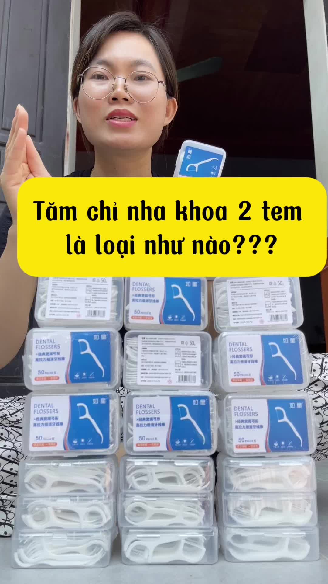Tăm chỉ nha khoa Delta 2 tem có deal #tamchinhakhoa #delta #chamsocrangmieng #tiktok #tuuyenshop.tn