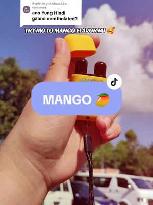Replying to @gift.ideas.12 Must try this mango flavor 🥭❄️ #energy #energyinhaler #foryoupage #foryou #rhinitis #astma #nasalinhaler #nasalinhalerswithessentialoil #tiktokshopph #inhaler #sinusitis #trending #cousone #causoneinhaler 