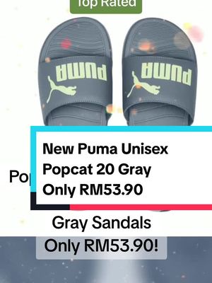 New Puma Unisex Popcat 20 Gray Tile-Fast Yellow Slipper Gray Sandals 37227930 Only RM53.90! #selipar #seliparviral #seliparmurah #seliparpuma #sandals #kongsibersama #newarrival #newtrend #fyp #fy #fouryou #harimalaysia #viraltiktok #viral_video #viralvideos #viralditiktok #viralvideotiktok #viralllllll