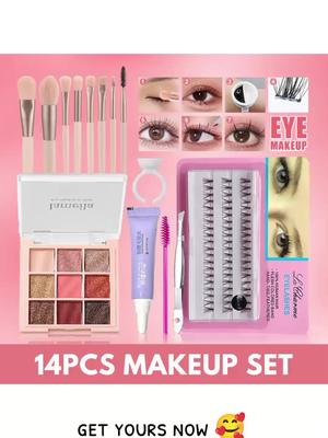 14pcs Make up Set sulit na sulit mga mii Kaya eCheck muna to ⬇️✔️ #makeupset #foryou #foryoupage 