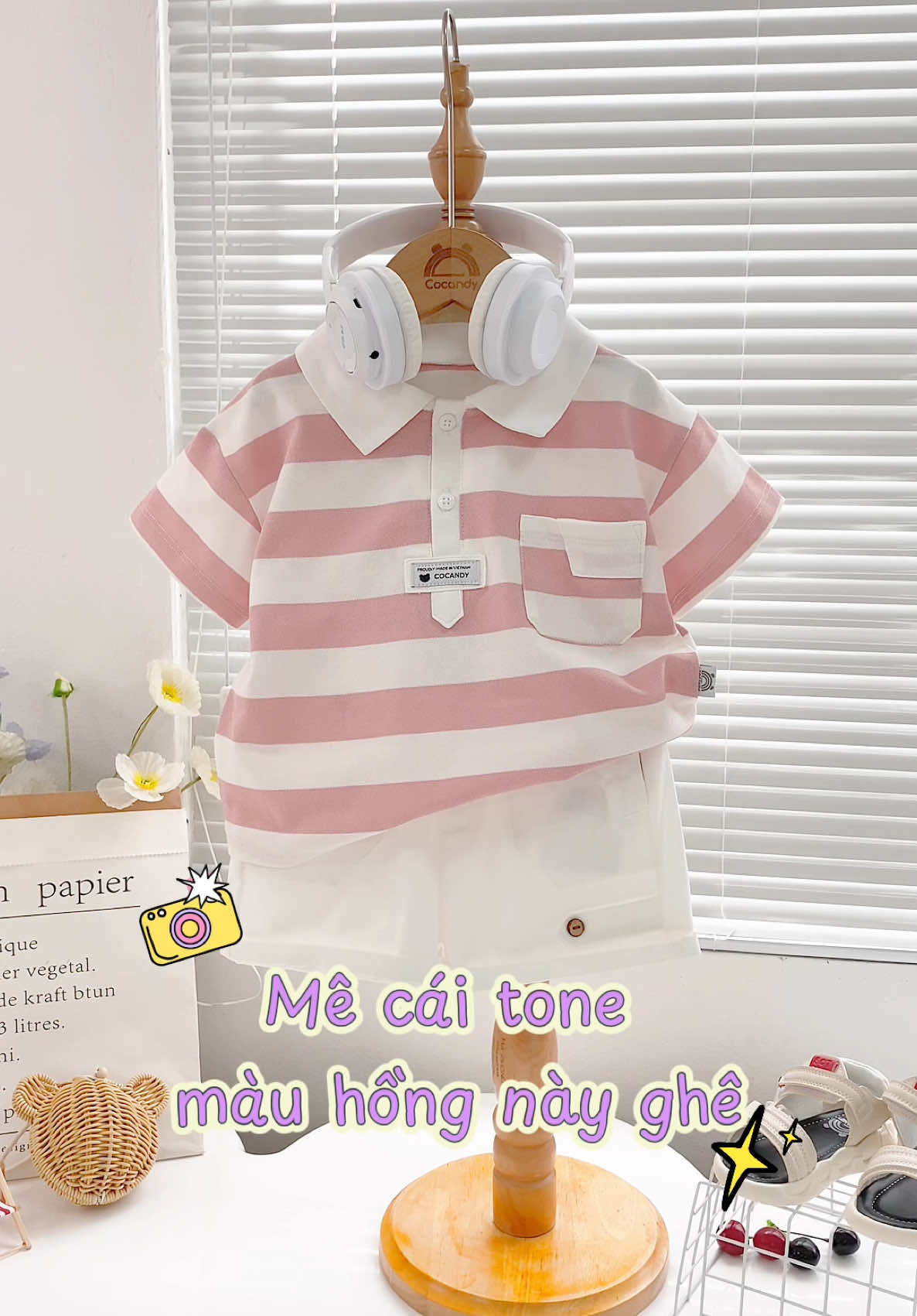 Mê cái tone hồng này ghê á 😍 #cocandy #cocandykids #xuhuongtiktok 