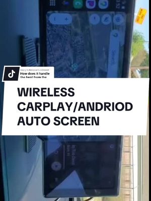 Replying to @Ninalove this #wirelessandroidauto & #wirelesscarplay screen is top tier! Best #caraccessory on the market #carplayscreen #andriodauto #carscreen 
