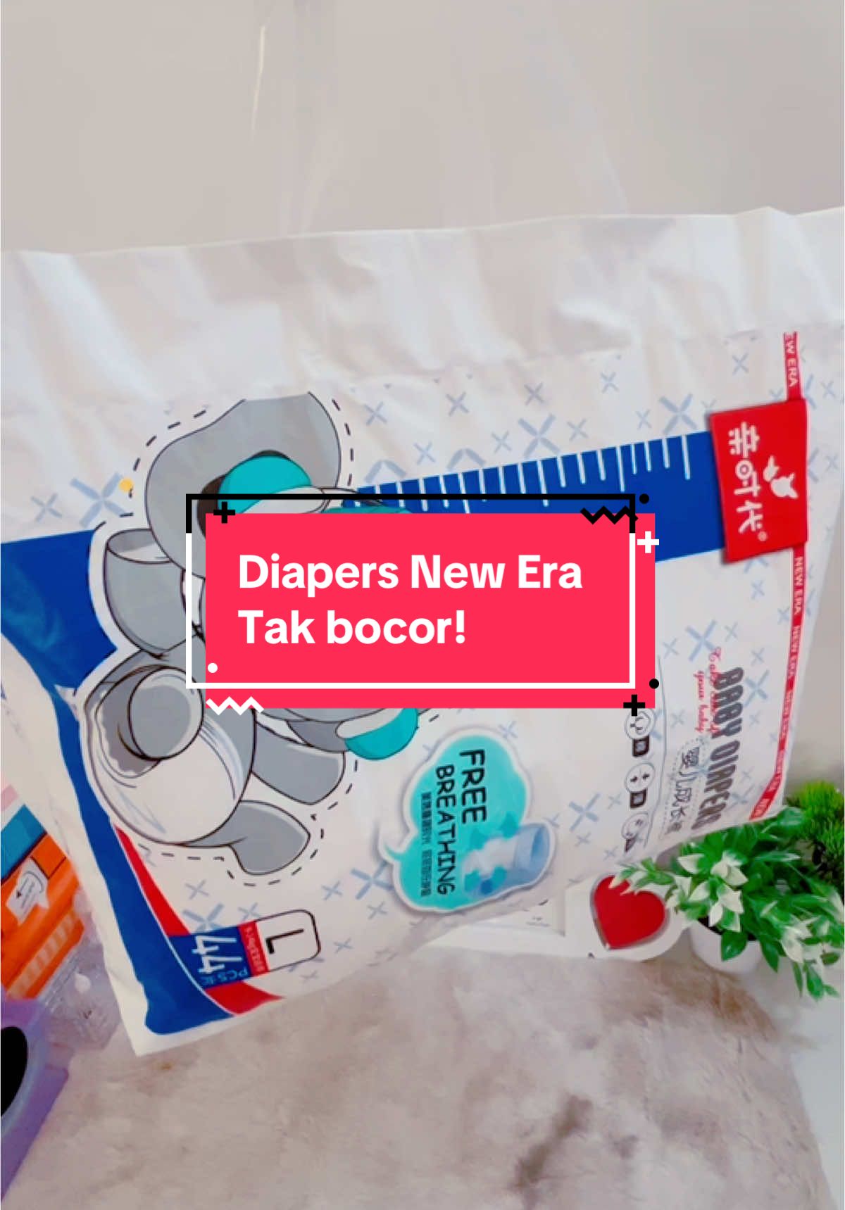 Ok diapers murah yg tak bocor ni sy recommend! G beli cpt selagi ada stok! #diapers #pampers #newera #diapersnewera #pampersmurah #pampersviral #racuntiktok #affiliatemarketing 