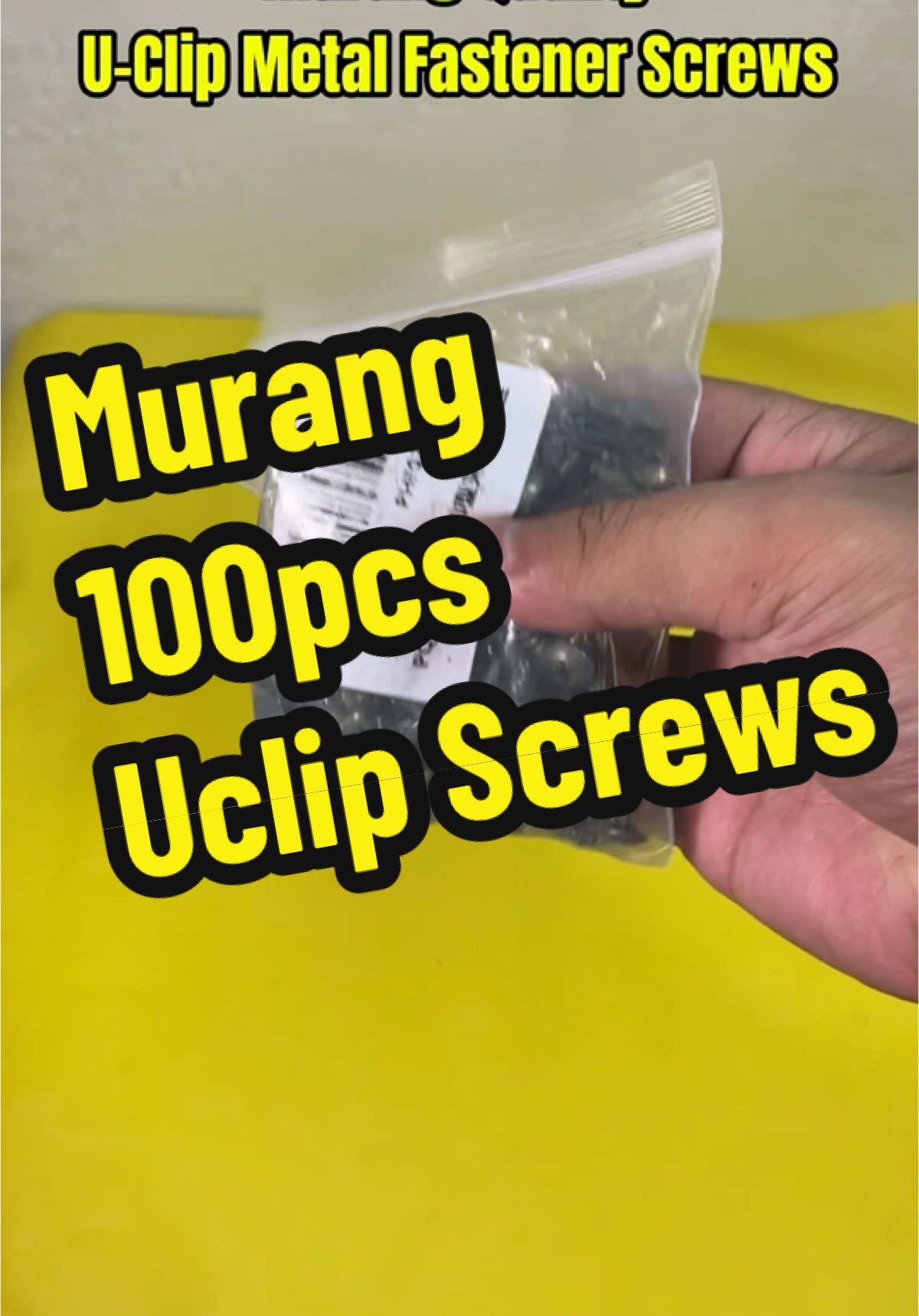 100PCS U-Clip Metal Fastener Screws Set for Auto & Motorcycle | Durable Self-Tapping Clips for Quick Fixes #CarHackPH #MotorFix #ToolTok #GarageEssentials #AutoDIY #MotorcycleMods #FixItYourself #TikTokFindsPH #ScrewsAndClips #MustHaveTools 