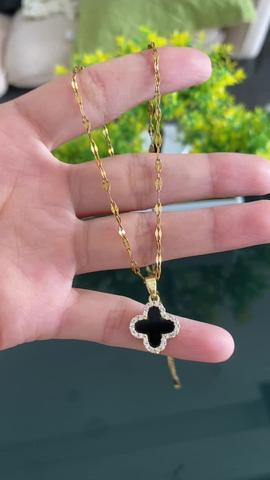 Vòng cổ nữ chất liệu titan không han không gỉ#dâychuyền #xuhuong #thờitrang