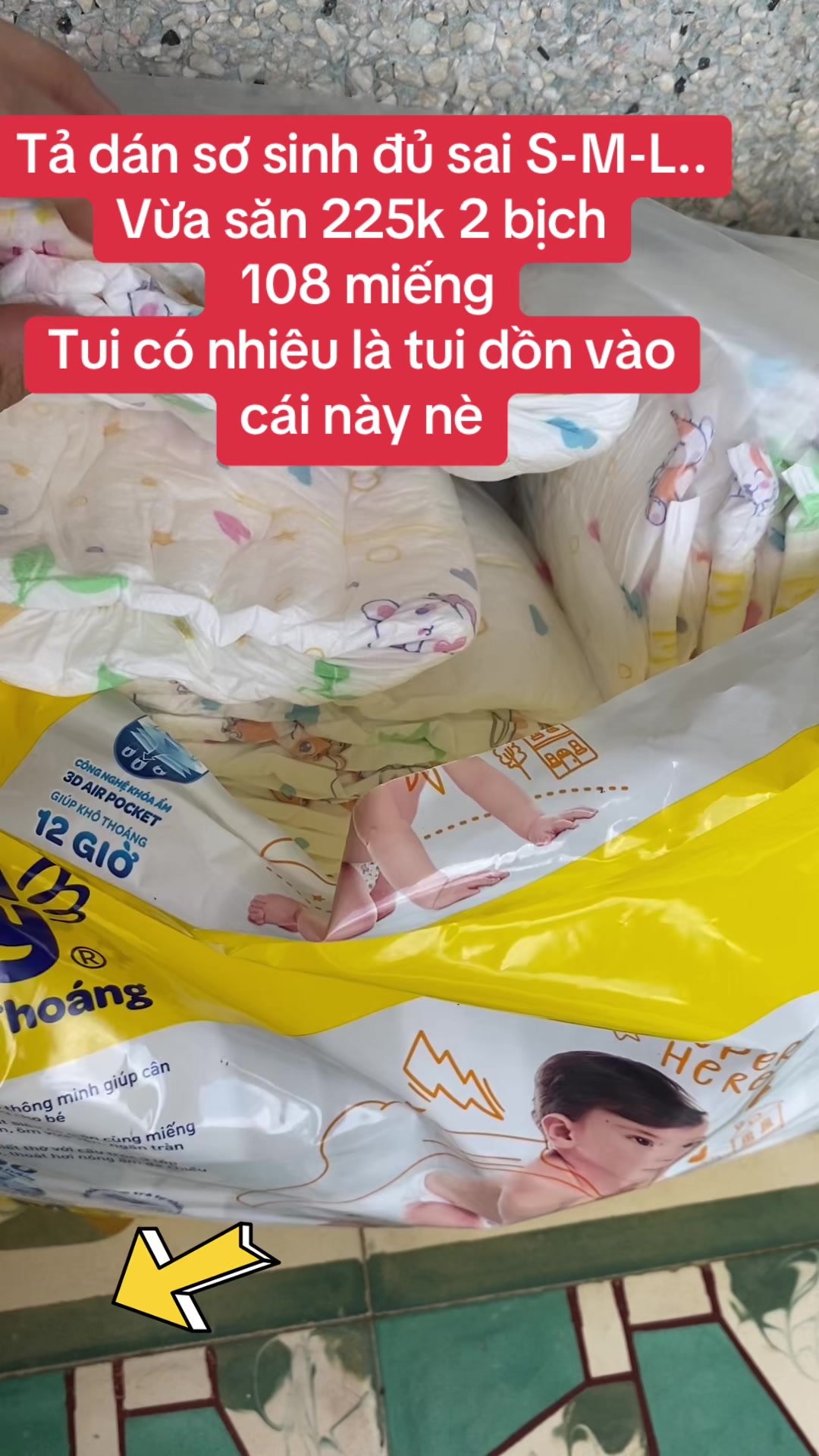 Tả dán sơ sinh unidry #xuhuong #thuha_19934 