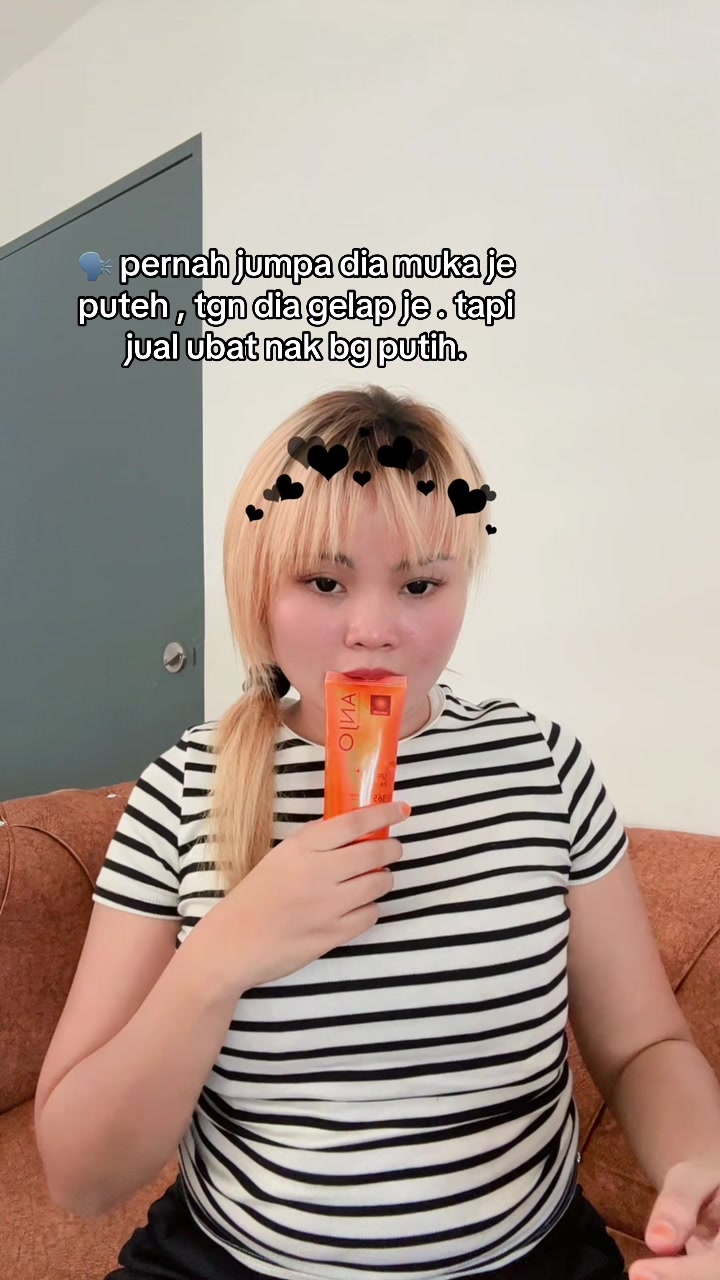 kalau nak nipu , lama dah buat drip aku bukan takde duit banyak 😌 kang cakap riak pula . tgn mesti lah gelap biar orang nampak perubahan . ni putih jual ubat putih di belinya pulak 🤣#f #fypage #fypシ゚ #sunscreen #sunscreen #anjo #anjo #fypage 