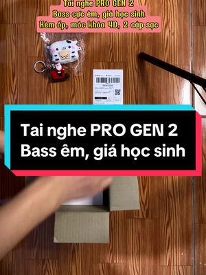 Tai nghe PRO GEN 2 bass cực êm, giá học sinh. #tainghe #tainghekhongday #tainghegaming #tainghegiare #tainghehovan #reviewtainghe #reviewtainghebuetooth #tainghebluetooth #tainghehovan1562 #tainghepintrau #progen2 #taingheprogen2 #taingheap3 #xuhuongtiktok #xuhuong2023 #ước_lên_xu_hướng❤️🙆♀️