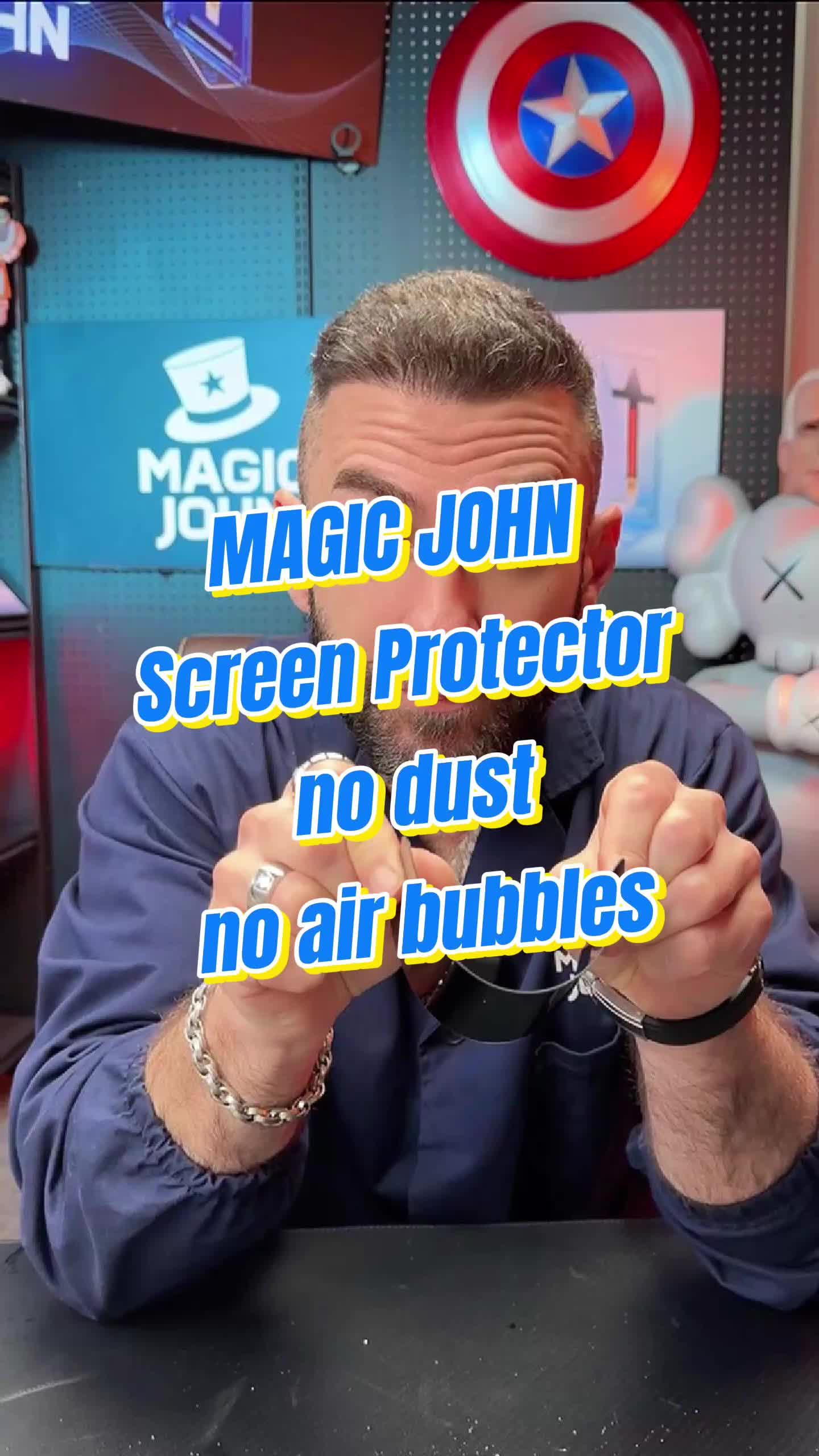 “Scratches? Cracks? Not with Magic John. Our high-aluminum dual ...