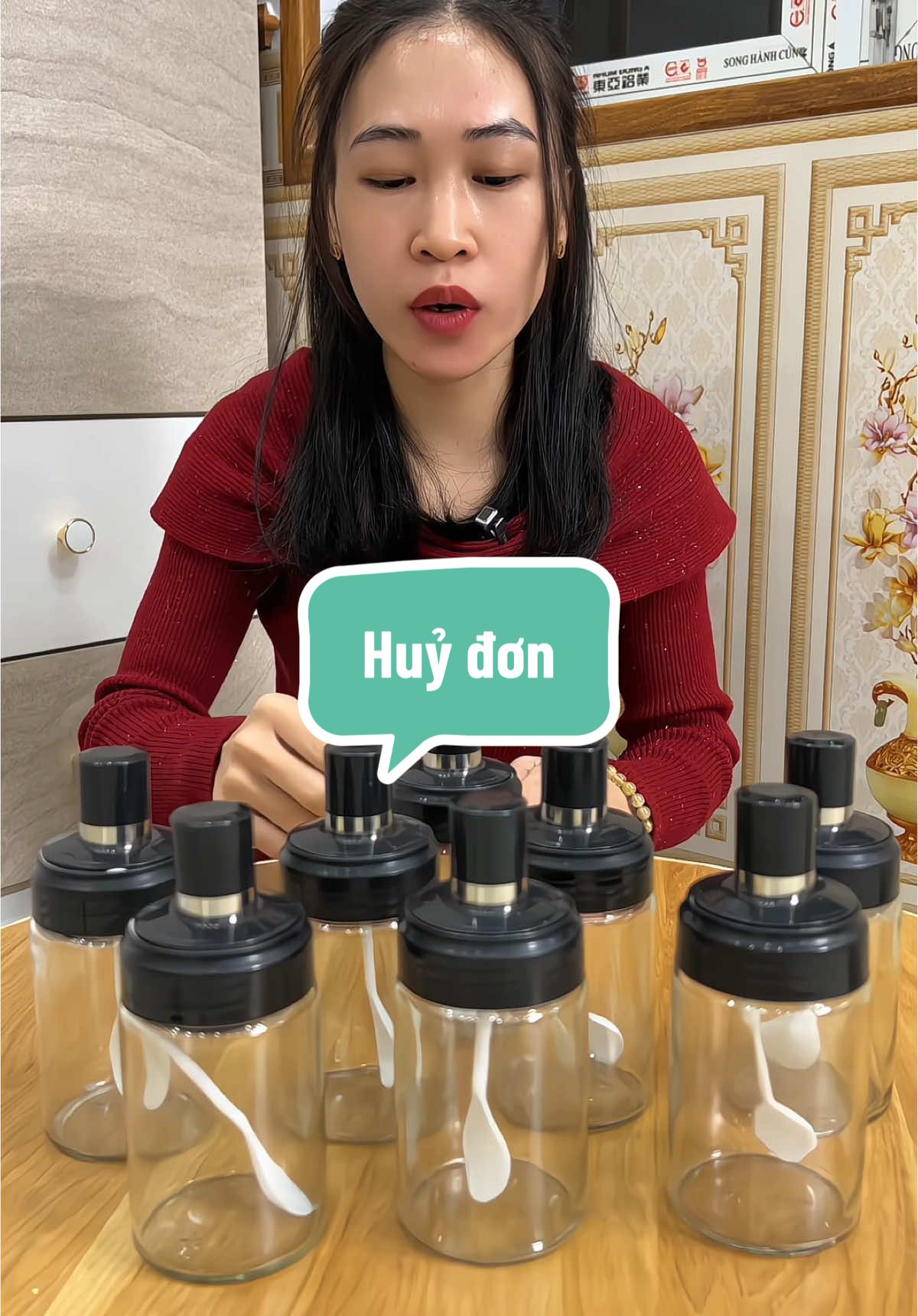 Combo 8 hũ(lọ) đựng gia vị bằng thuỷ tinh đang dc tiktok trợ giá chỉ có mấy chục #hudunggiavi #lodunggiavi #hudunggiavithuytinh #lodunggiavithuytinh #giadungnhabep #dogiadung #nhung1m45 
