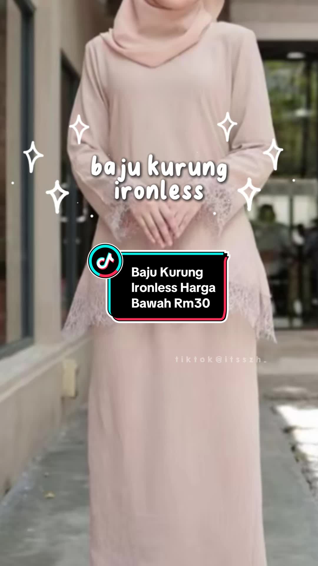 lawaa design baju kurung ni 😍  #bajukurungmurah #bajukurungironless #foryou 