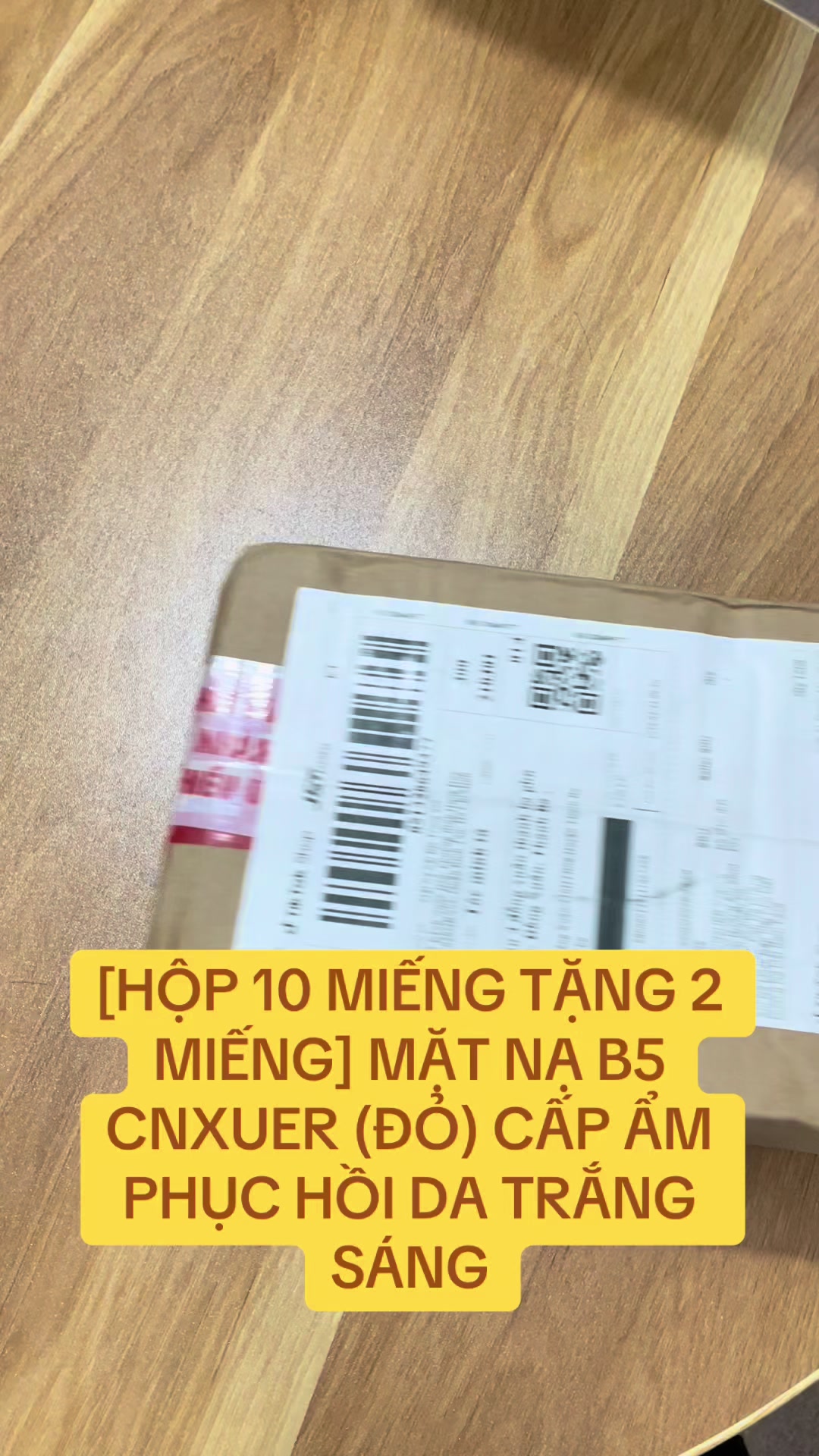 #uócuoclenxuhuongtiktok [HỘP 10 MIẾNG TẶNG 2 MIẾNG] MẶT NẠ B5 CNXUER (ĐỎ) CẤP ẨM PHỤC HỒI DA TRẮNG SÁNG#uócuoclenxuhuongtiktok #👎👎👎👎👎👎👎👎👎👎👎👎👎👎👎👎👎👎👎👎👎👎👎👎👎👎👎👎👎👎👎👎👎👎👎👎👎👎👎 