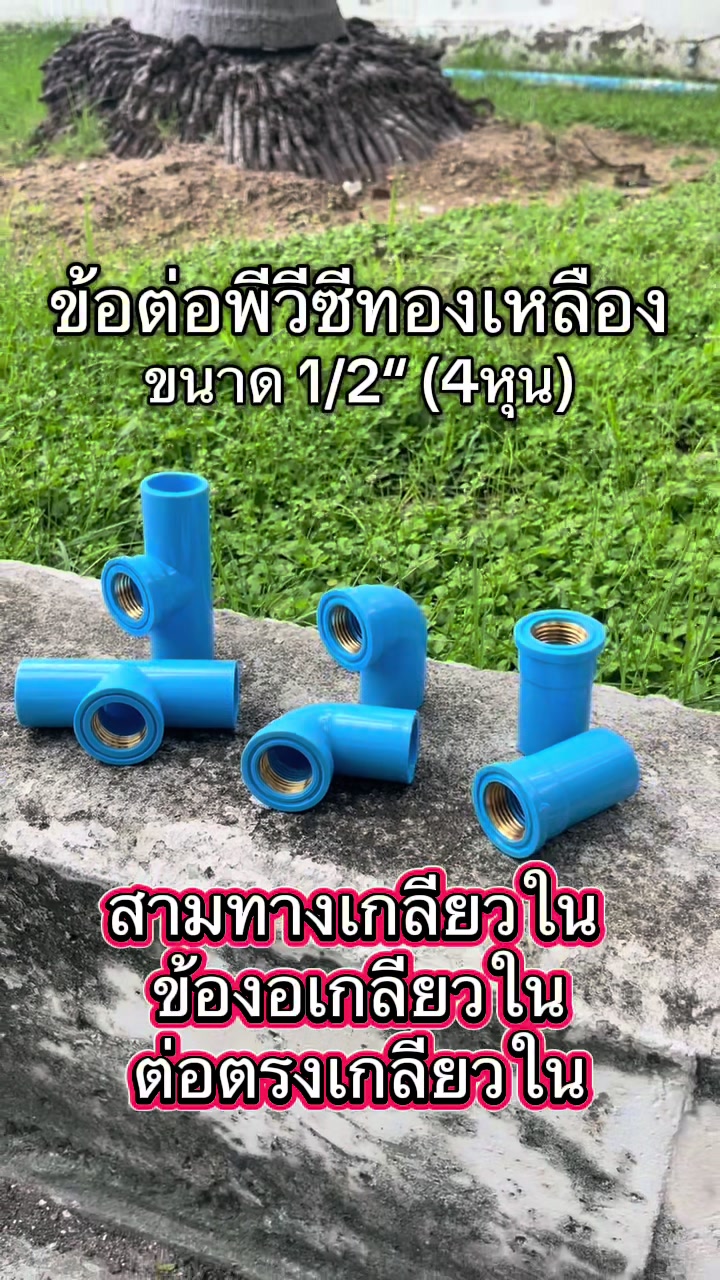 ข้อต่อทองเหลือง ขนาด 4หุน #สามทางเกลียวใน #สามทาง #สามทางเกลียวใน4หุน #ข้อต่อพีวีซี #ข้อต่อพีวีซี4หุน #ต่อตรง #ต่อตรงเกลียวใน #ต่อตรงเกลียวใน4หุน #ข้องอ #ข้องอ90 #ข้องอเกลียวใน #ข้องอเกลียวใน4หุน #อุปกรณ์ประปา #ผลิตในประเทศไทย #ร้านขายวัสดุก่อสร้าง #ข้อต่อ #ฟีดดดシ #ท่อประปา #ขึ้นฟีด #ท่อพีวีซี 
