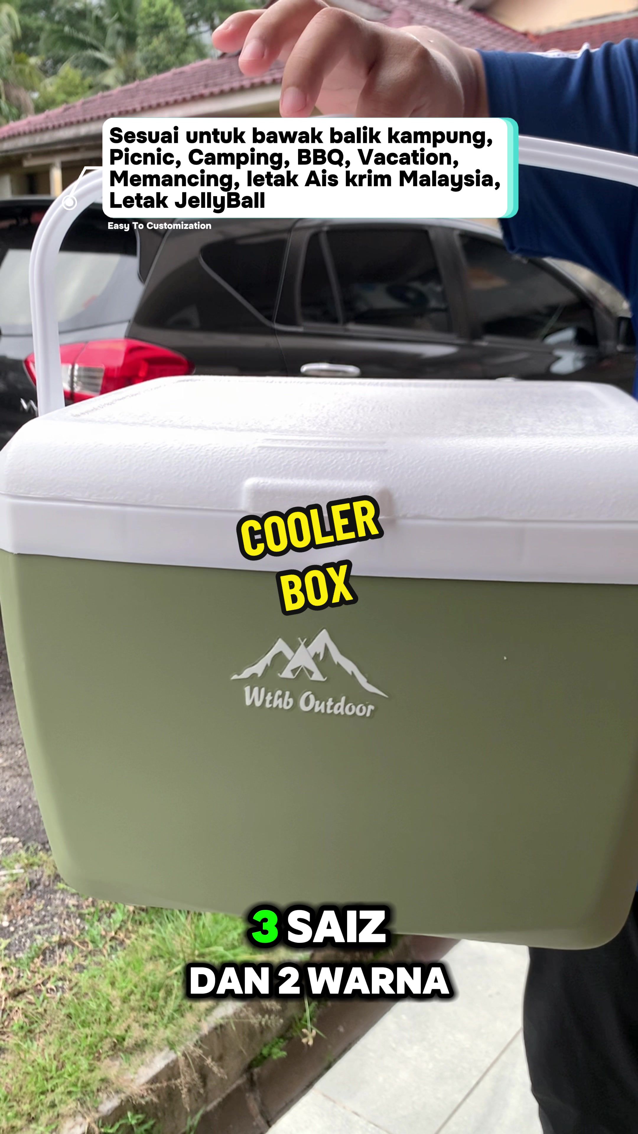 Kaki mancing, orang yang suka berkhemah, bercuti, suka buat BBQ, orang berniaga Aiskrim kena ada cooler box ni 🧊 #coolerbox #kotaksimpanmakanan #bekassimpanmakanan #icebox #tahanpanas #tahansejuk #reviewjujur #bbqtiktok #balikkampung #memancing #aiskrimmalaysia #aiskrimviral 
