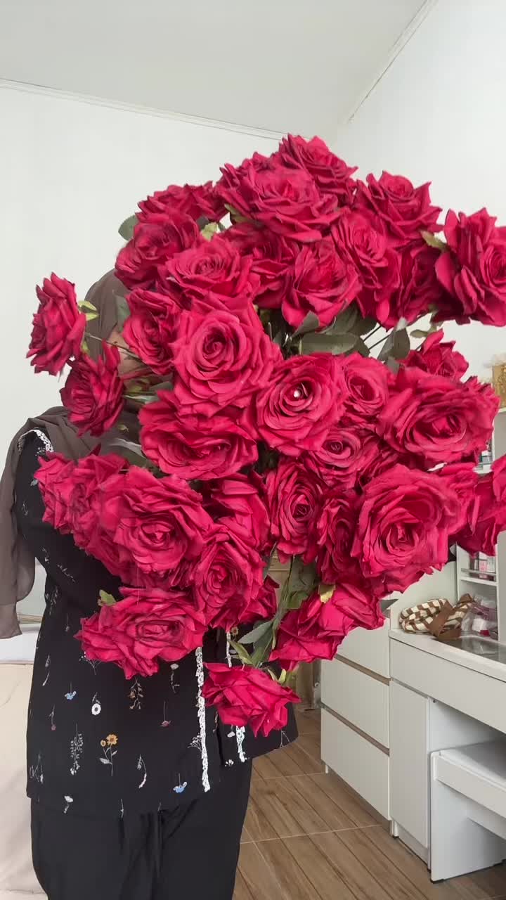 Bunga mawar premium 9 cabang #bunga #mawar 