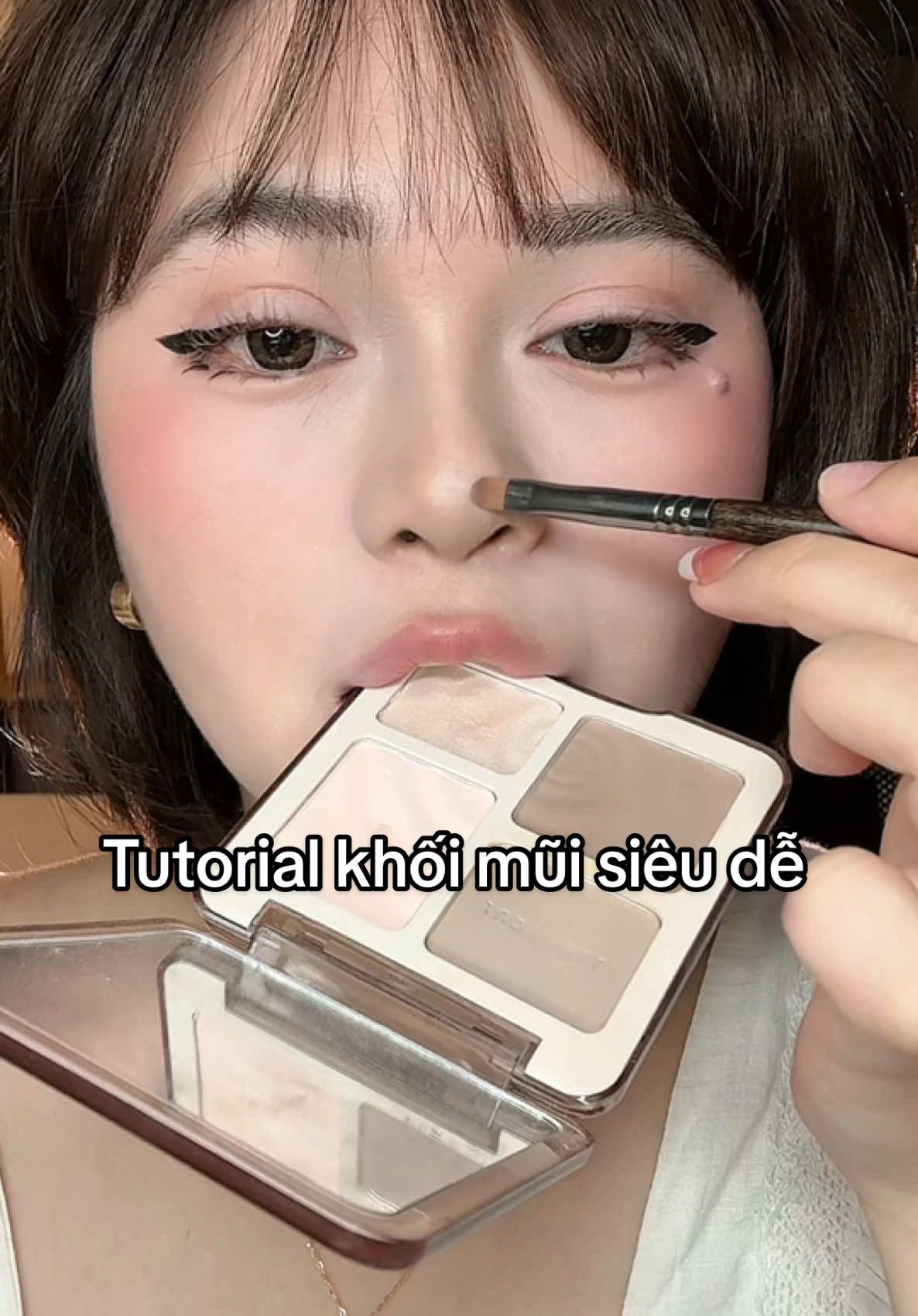 Cách tạo khối mũi nhìn thật nhất #judydoll #contour 