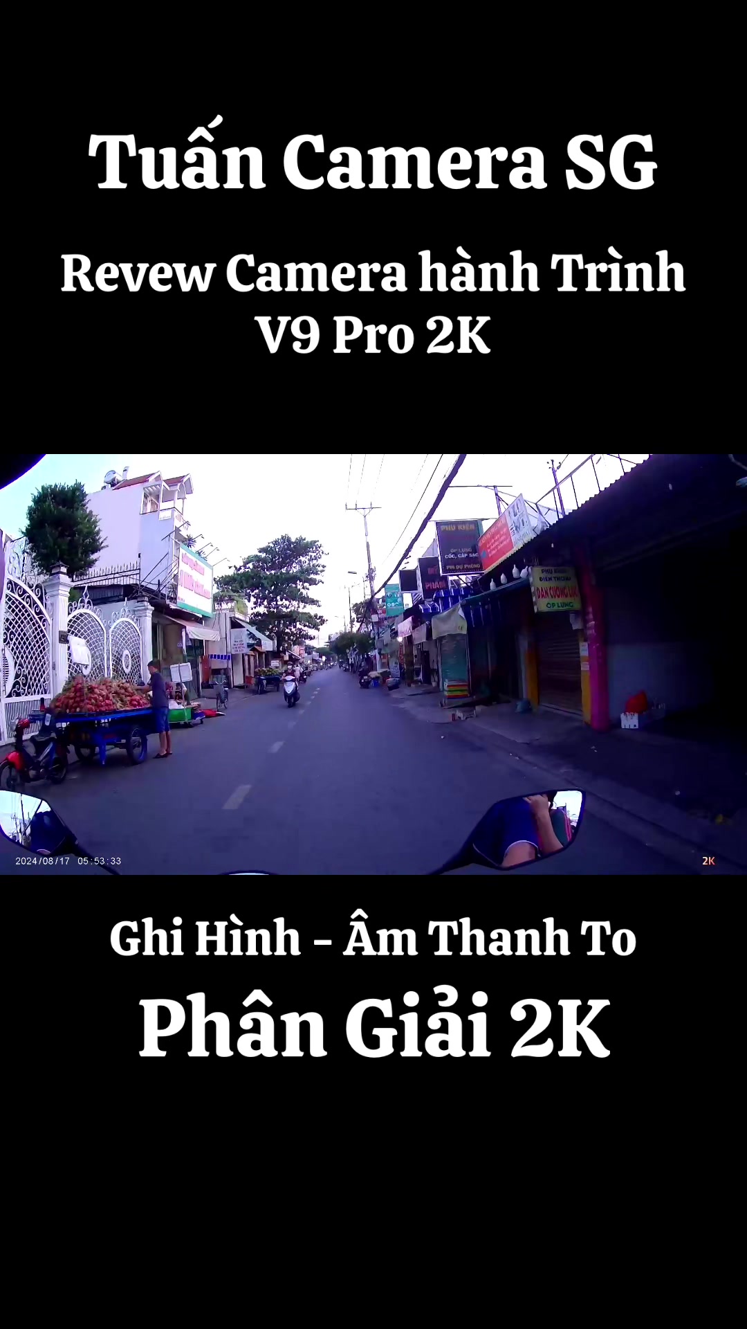 Revew Camera hành Trình V9 Pro 2K #tuancamera #TikTokAwardsVN #tuancamerasaigon #v9 #v9pro #camerahanhtrinh 
