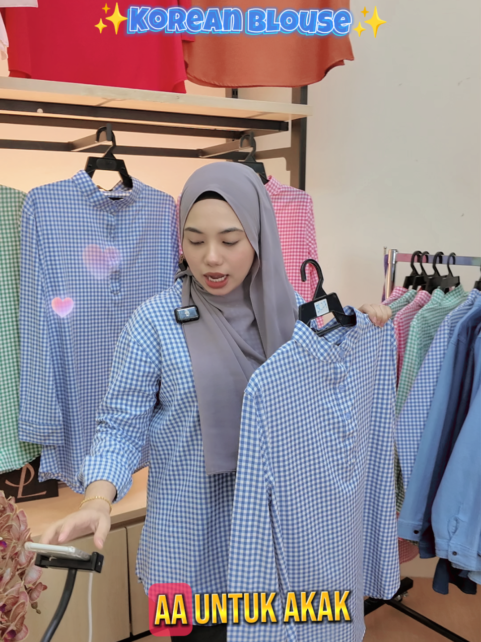 blouse korean petak kembali lagi jum masuk live untuk pilih #ladies #blouse #bgmpolo  By