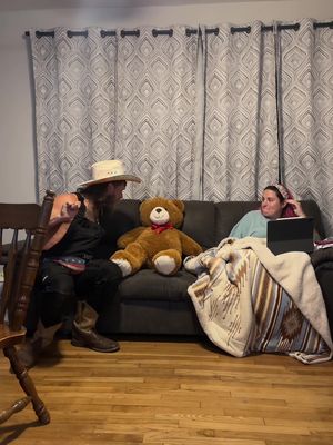 Moving teddy bear prank on my husband 😭 #funny #marriedlife #comedy #prank #couplehumor #husbandwife #couplecomedy #humor #lol 