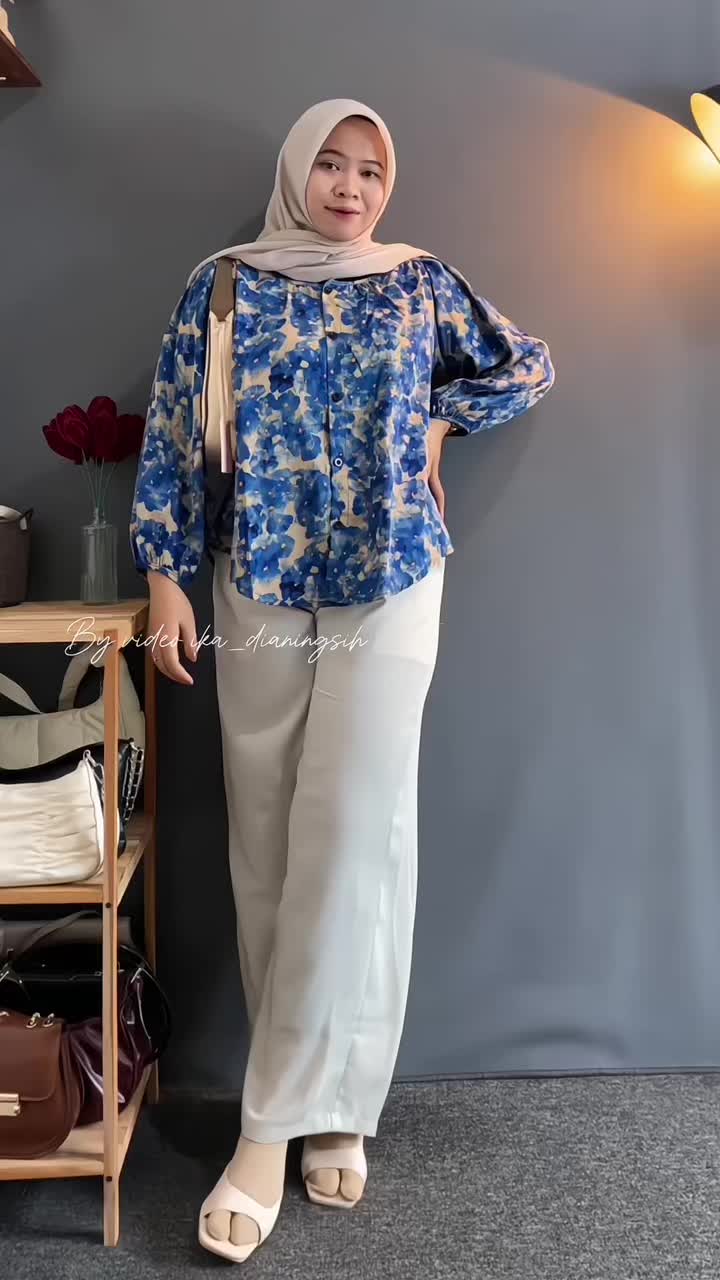 Outfit simpel to cewek berisi 😍 #kemejawanita #atasankoreanstyle #blousewanita #loosepants #celanahighwaist #ootdcewekgemuk #outfitcewekgendut #outfitideas #outfitinspo 