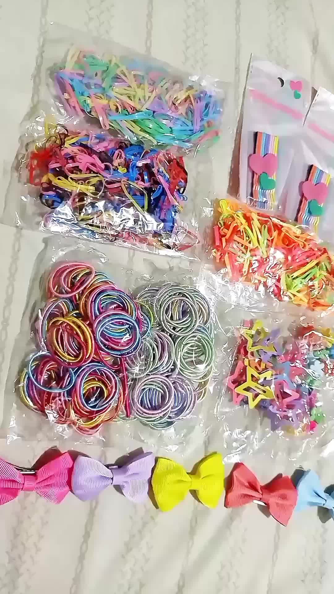 Colorful Hair tie set for girls. | #hairtieset #hairaccessories #hairaccessoriesset #fypppp #tiktokphilippines🇵🇭 #hairclipset | Hair accessories for girls. Hair accessories for kids. Hair tie set for girls. Hair tie set for kids. Hair tie for baby. Hair tie bundle. Hair accessories for baby.