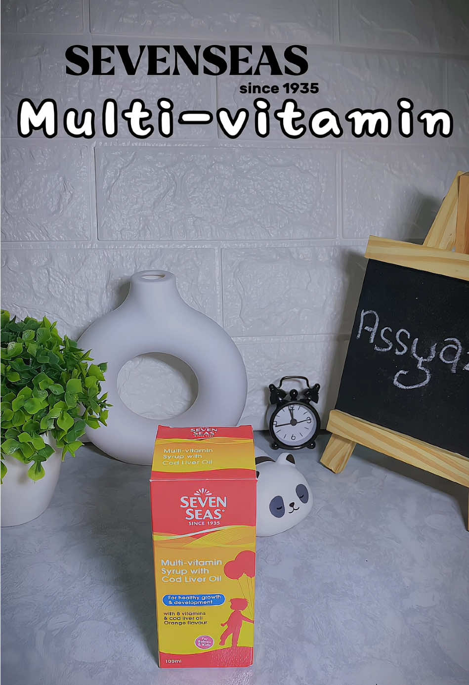 dulu pernah try vit brand A tu dkt anak tp tak serasi ,skrg tukar ke sevenseas alhamdulillah mmg serasi sgt sgt . ank kejap2 mintak nasik🤭 #vitaminanak #vitaminsevenseas #vitaminseleramakan #vitaminbayi #vitamin #fyp #fyppppppppppppppppppppppp 