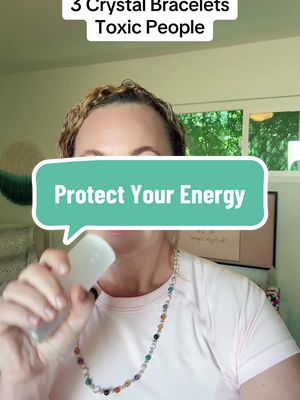 3 crystal bracelets to wear for teachers, nurses, or if you’re and empath or have a toxic boss. ##bracelets##crystalbracelets##nurse##empath