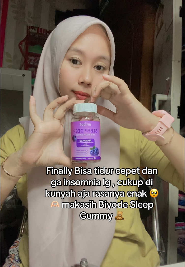 Karna akhir2 ini susah bgt tidur, insomnia kambuh, Akhirnya aku nemuin produk yg bikin aku bisa tidur lebih nyenyak 🫶🏻 #biyode #biyodesleepdeep #biyodeglutathionegummies 