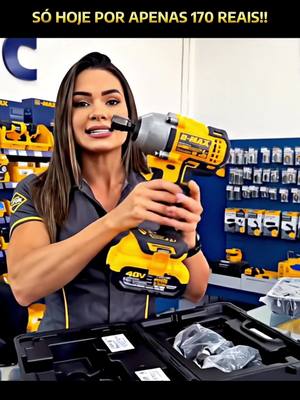 A queridinha das parafusadeiras tá com mais de 60% OFF! Por apenas 170 reais no TikTok shop! Já tá no carrinho laranja - corre porque essa promoção é por tempo LIMITADO! B-MAX AK-944 • 48V • Bateria 10000mAh V Alta potência Leve e sem fio V Ideal pra uso profissional ou doméstico #tiktokshop #ofertadodia #parafusadeira #ferramentas #oficial 
