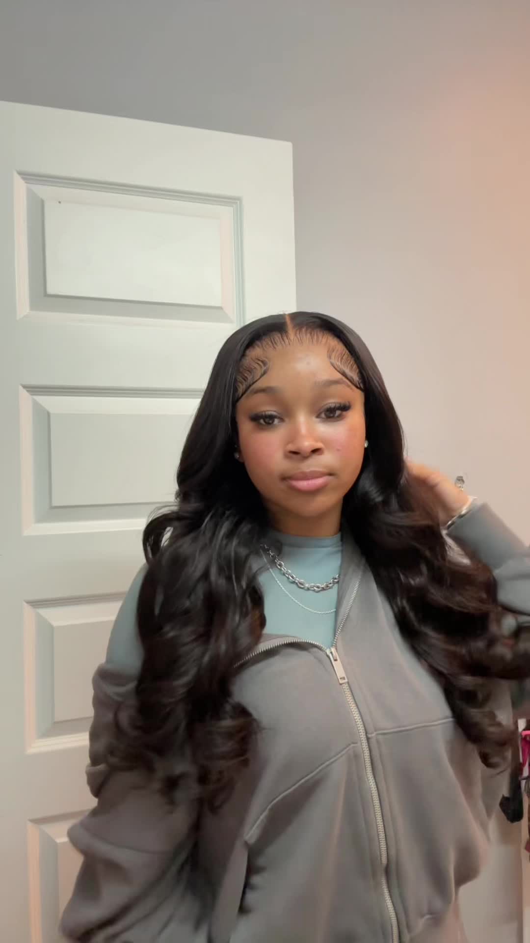 this wig is sooo bomb!😍😍 13x6 HD Lace 26inch Body Wave Wig! @Pizazz Hair Shop @pizazzhairstore #pizazzhair #pizazzhairamazon #bodywavewigs #bodywavehair #hdlace #hdlacewig #wiginstall #wigtutorial #foryoupage #foryou 