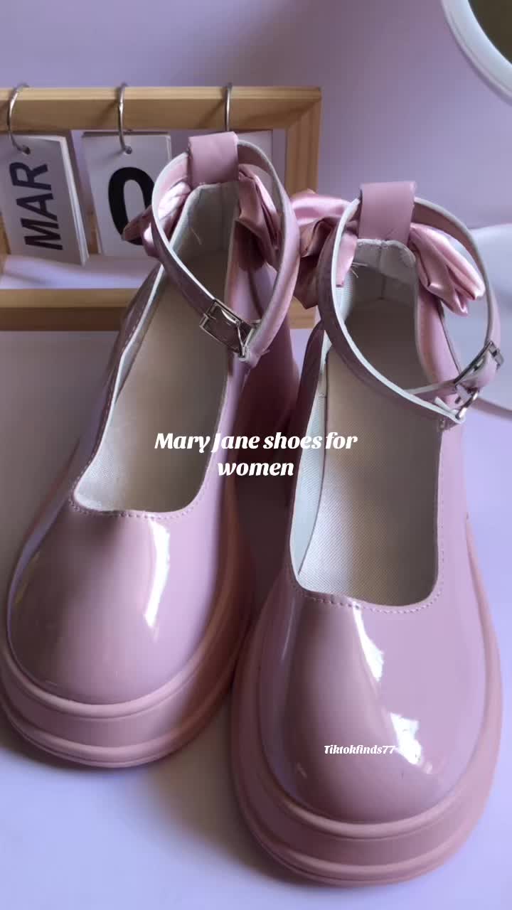 So pretty pink Mary Jane shoes!!🥺💕 @Hello Women Shoes #maryjaneshoes #shoes #shoesforwomen #trendingshoes #pinkshoes #schoolshoes #shoeswithheels #shoesrecommendation #tiktokfinds77 