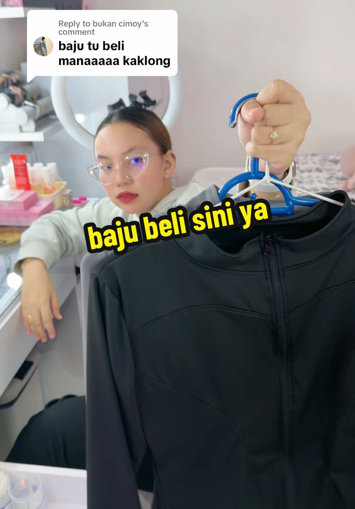 Replying to @bukan cimoy nurin pakai 2 XL ye
