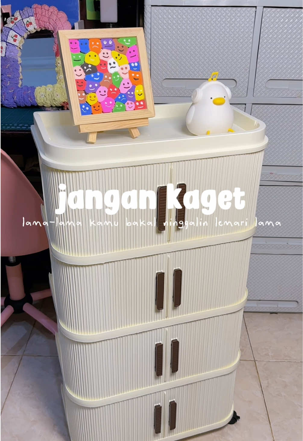 lemari plastik estetik✨ #lemariplastik #lemarisusunplastik #lemariestetik #lemarisusunestetik #lemariminimalis 