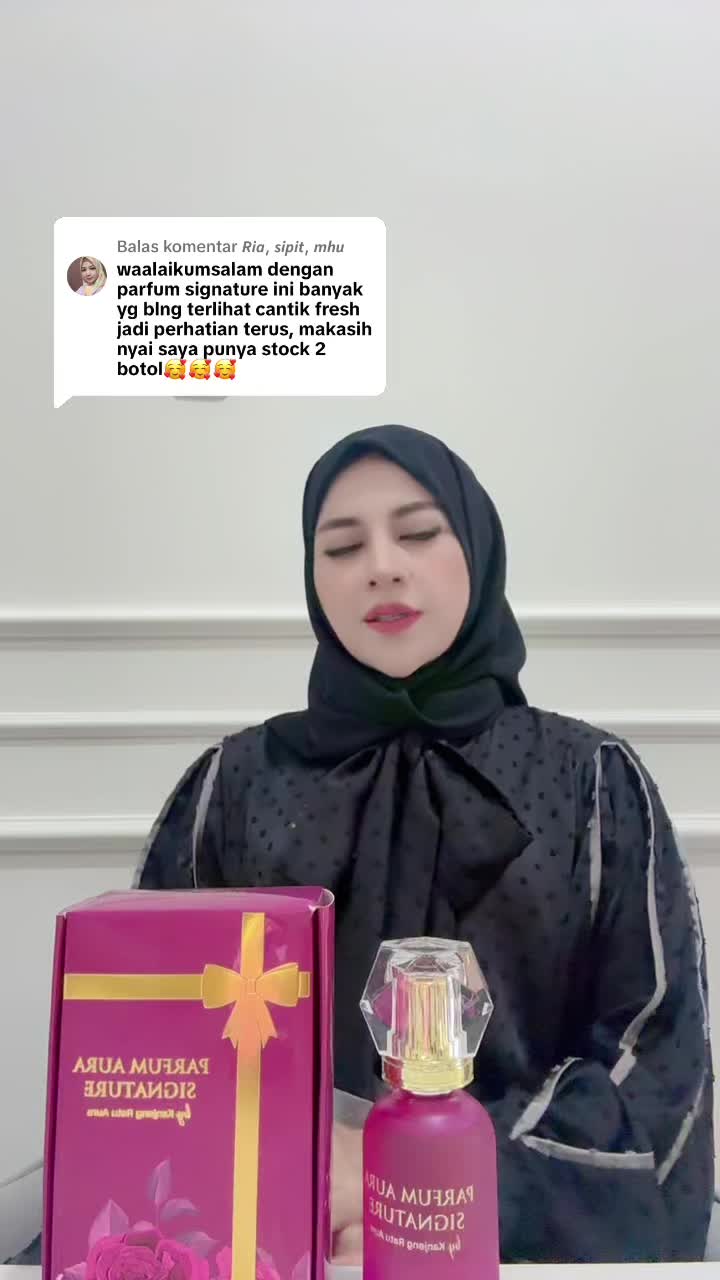 Membalas @𝙍𝙞𝙖, 𝙨𝙞𝙥𝙞𝙩, 𝙢𝙝𝙪 Parfum Aura Signature by Kanjeng Ratu Aura #kanjengratuaura #kanjengratuaurastore #parfumaurasignaturebykra 