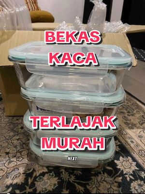 Barang baik wajib dikongsi. Korang tolong la grab hari ni jugak. Seller bagi diskaun untuk hari ni. Item ni memang cepat soldout. Harga tak masuk akal. Kak Masz done grab 1set. #bekasmakanan #bekaslauk #bekaslaukkaca #foodstorage #glasscontainers #glassfoodcontainer #bekaslaukmurah #CapCut 