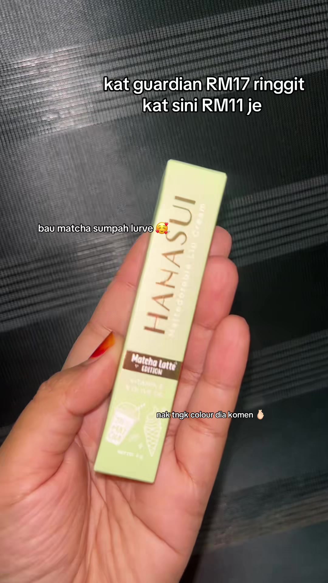nak tengok colour komen bnyk bnyk 🤪matcha lover wajib grab #fyp #hanasui 