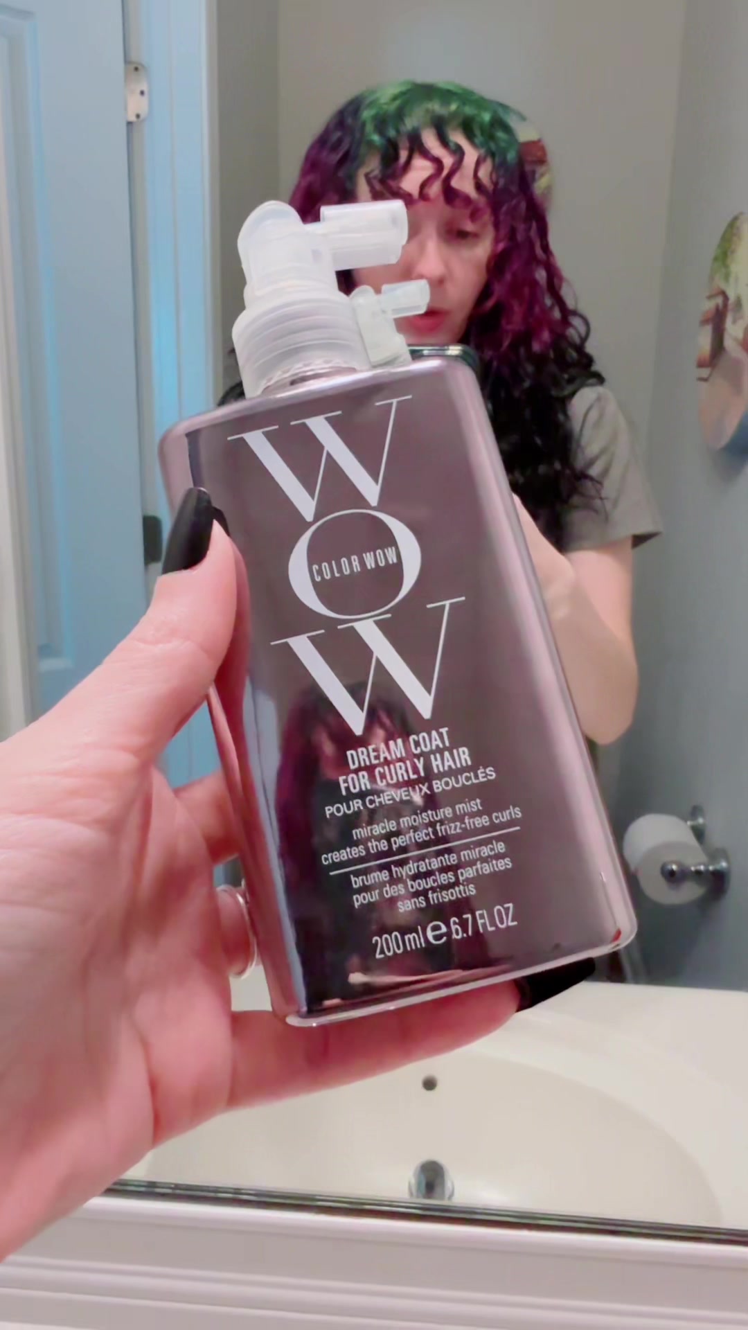 Soft frizz free curls - color wow dream coat for curly hair review 
