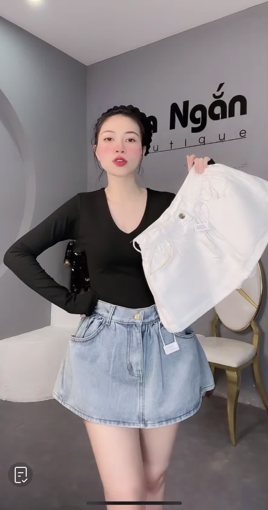 Chân váy Jean xòe bồng có quần trong #chanvay #chanvayjean #chanvayjeanngan #chanvaynu #chanvaynuxinh #xuhuong #capcut #viral #trend #xuhuongtiktok 