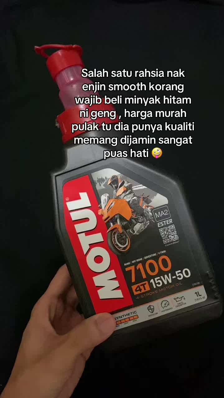 Yang pernah pakai ke tahu minyak hitam ni macam ni dia punya sedap 😜 #tiktokaffiliate #silentkiller🥷🏻 #y15 #y15zrmalaysia #barangmotor #barangviral #playercutoff🤙🏻🚀 #esrmotor #fyp 