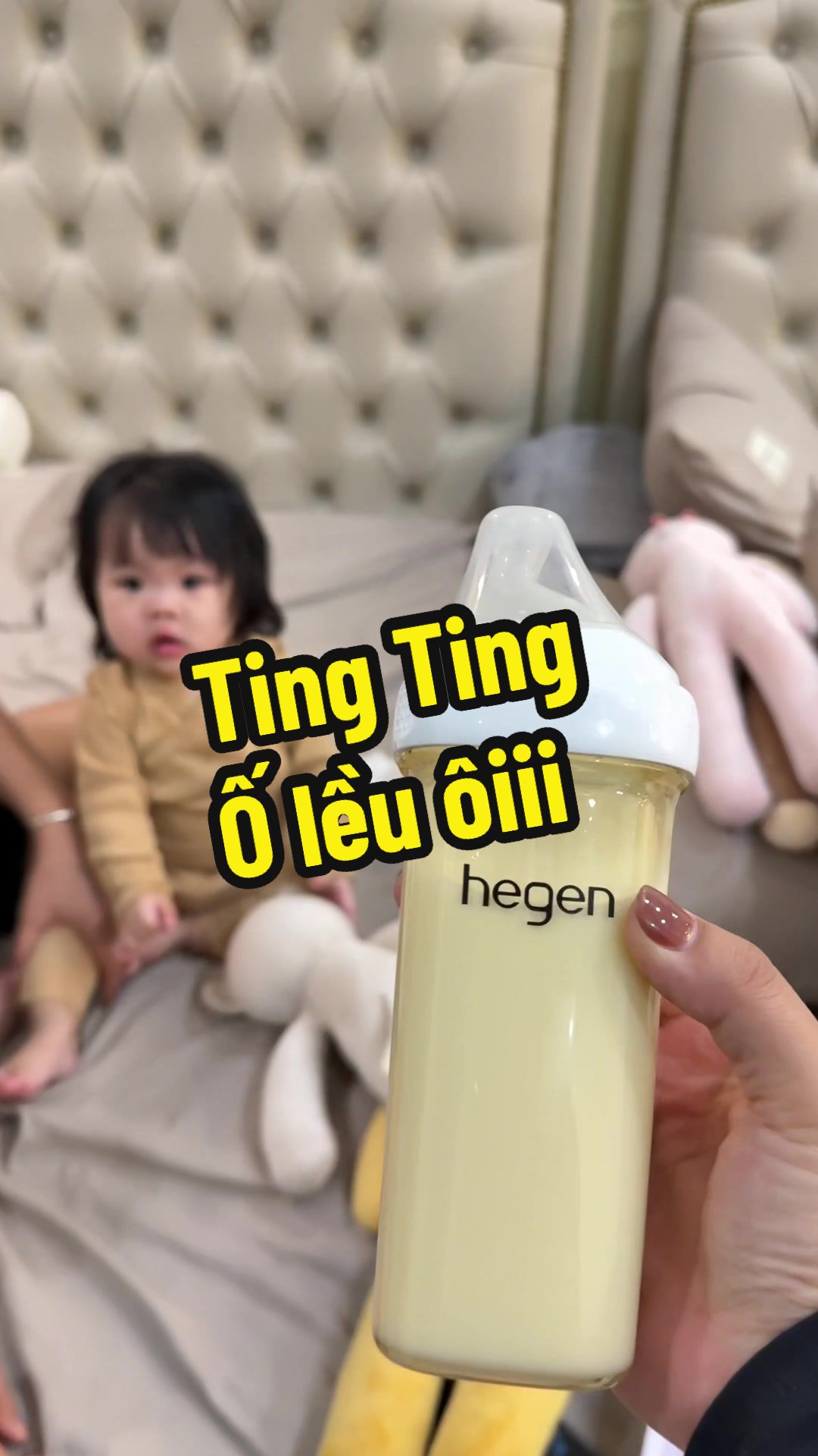 Ting Ting và bình sữa của bả. 😙 #gamaimo #embetingting @TING TING “Ố LỀU ÔI” 