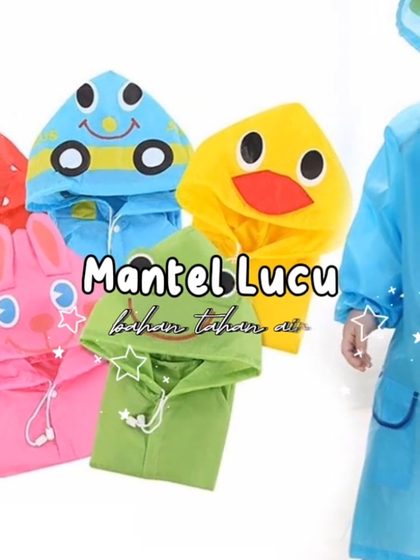 Jas hujan anak karakter motif hewan lucu 😍  #jashujan #mantel #jashujanmurah #mantelanak #jashujananak 