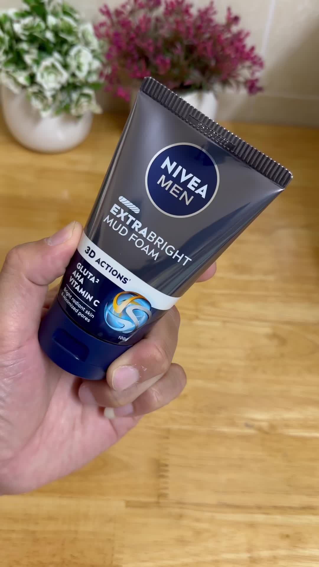 Sữa rửa mặt nam Nivea Men sáng trắng da. #suaruamatnam #suaruamatnivea #niveamen 